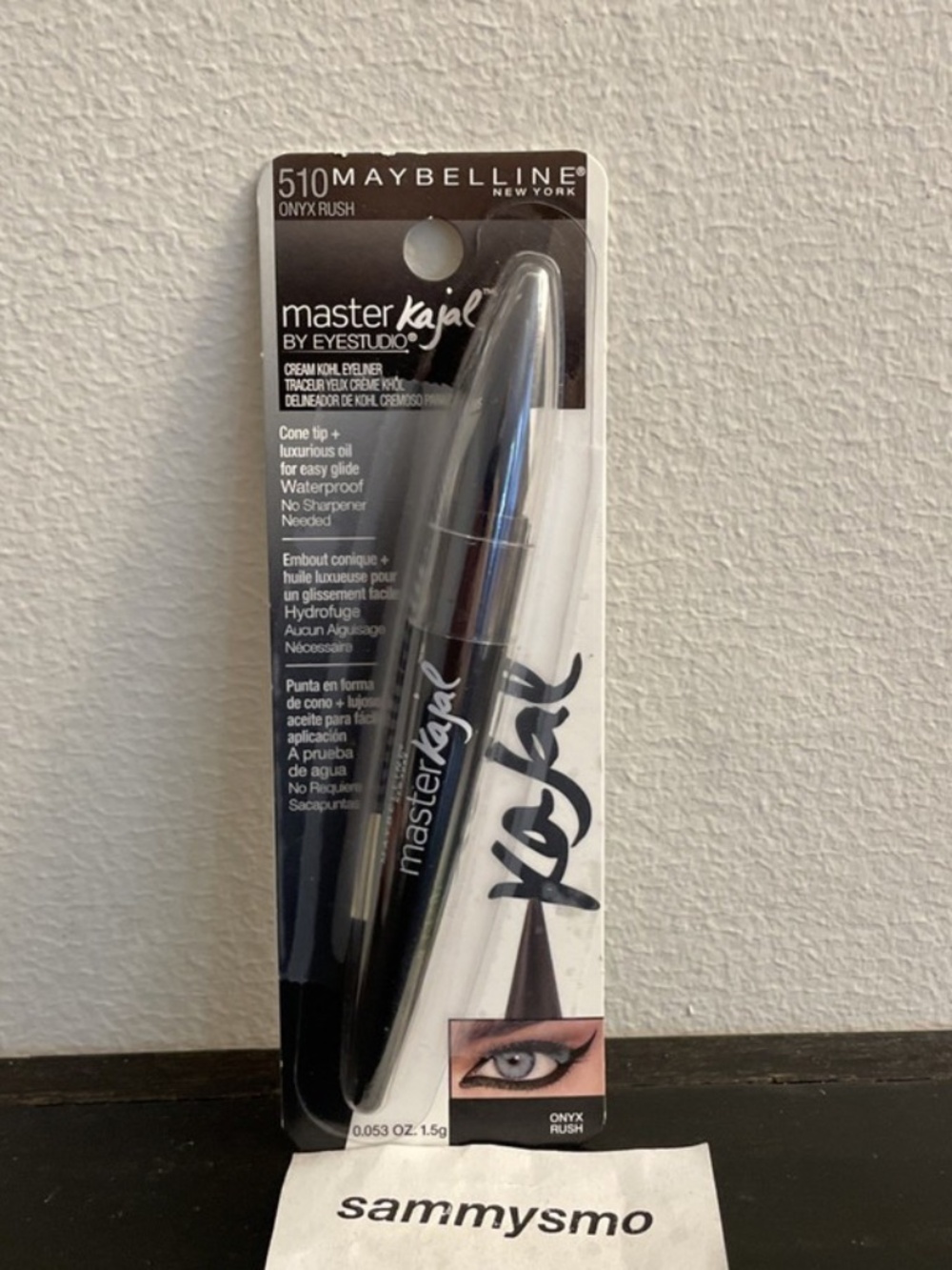 Maybelline Eye Studio Master Kajal Cream Kohl Eyeliner 510 ONYX RUSH
